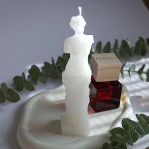 Bougie de soja végétalienne, bougie aromatique, bougie décorative, bougie en forme de sculpture, bougie aux ingrédients biologiques, cadeau maison, faite à la main.