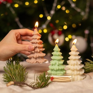 Christmas Tree Candle, Christmas Gift Candle, Decorative and Aromatic Candle, Christmas Gift, Christmas Decoration, Home Decor.