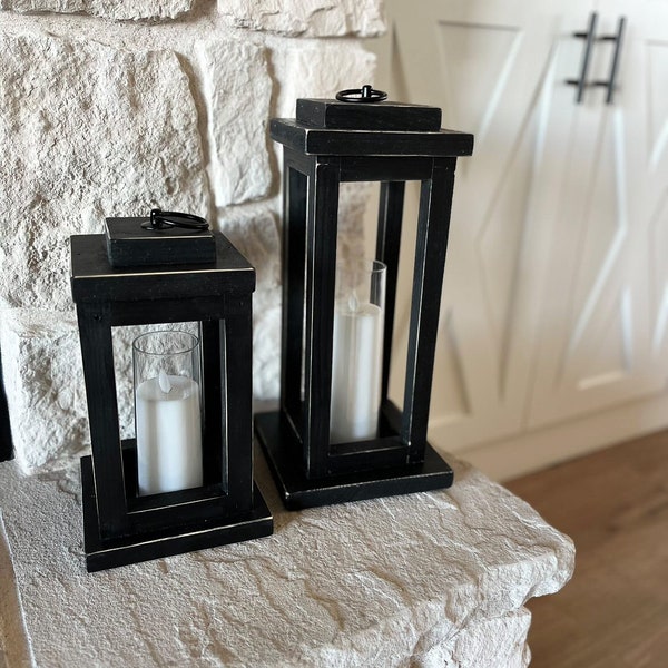 Wooden Lantern | Farmhouse Lantern | Rustic Wedding Decor | Wedding Centerpiece | Rustic Lantern | Lantern Centerpiece | Rustic Wedding