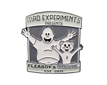 Fleaboy & Weasel Pin