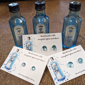 Bombay Sapphire Silver Earrings