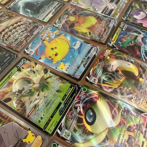 Pokemon Card Lot 100 Official TCG Cards Ultra Rare Included EX GX V MEGA +  HOLOS