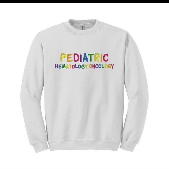 Embroidered Pediatric Hematology Oncology Nurse Sweatshirt, NURSE Crewneck, RN Sweater, Nurse Sweatshirt, Nurse's Week, Nurse Gifts, Nurse