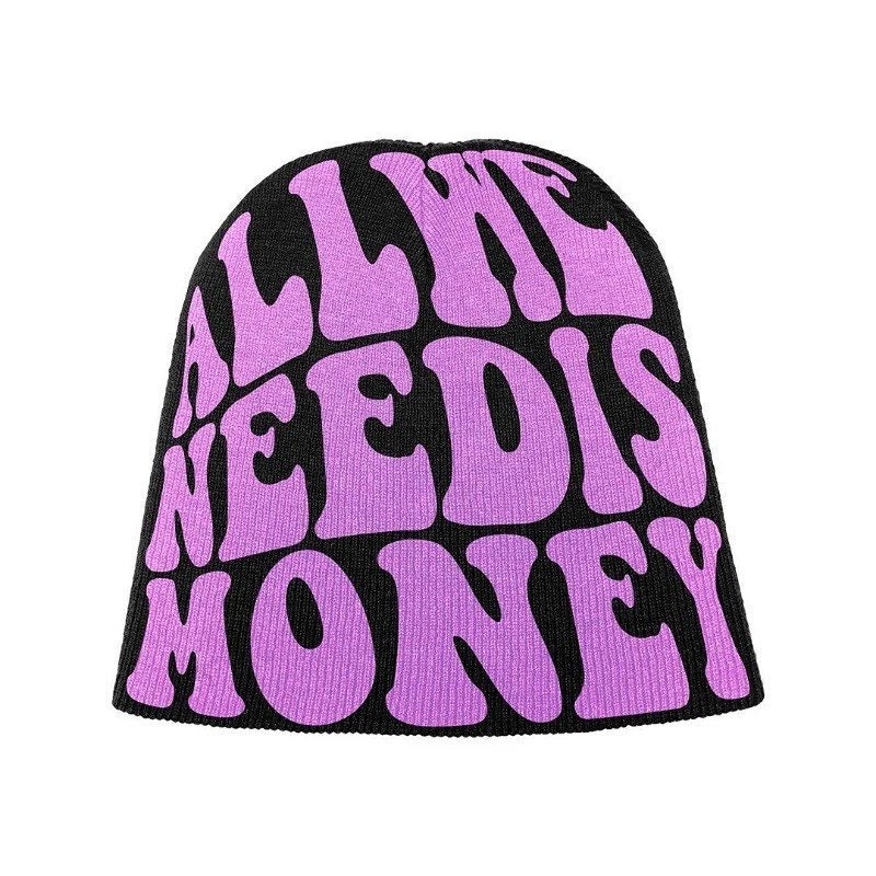 Y2k All We need is money Beanie Trendige Beanies Unisex Beanies Winter  Beanies Frühling Beanies Herbst Beanies Gestrickte Beanie