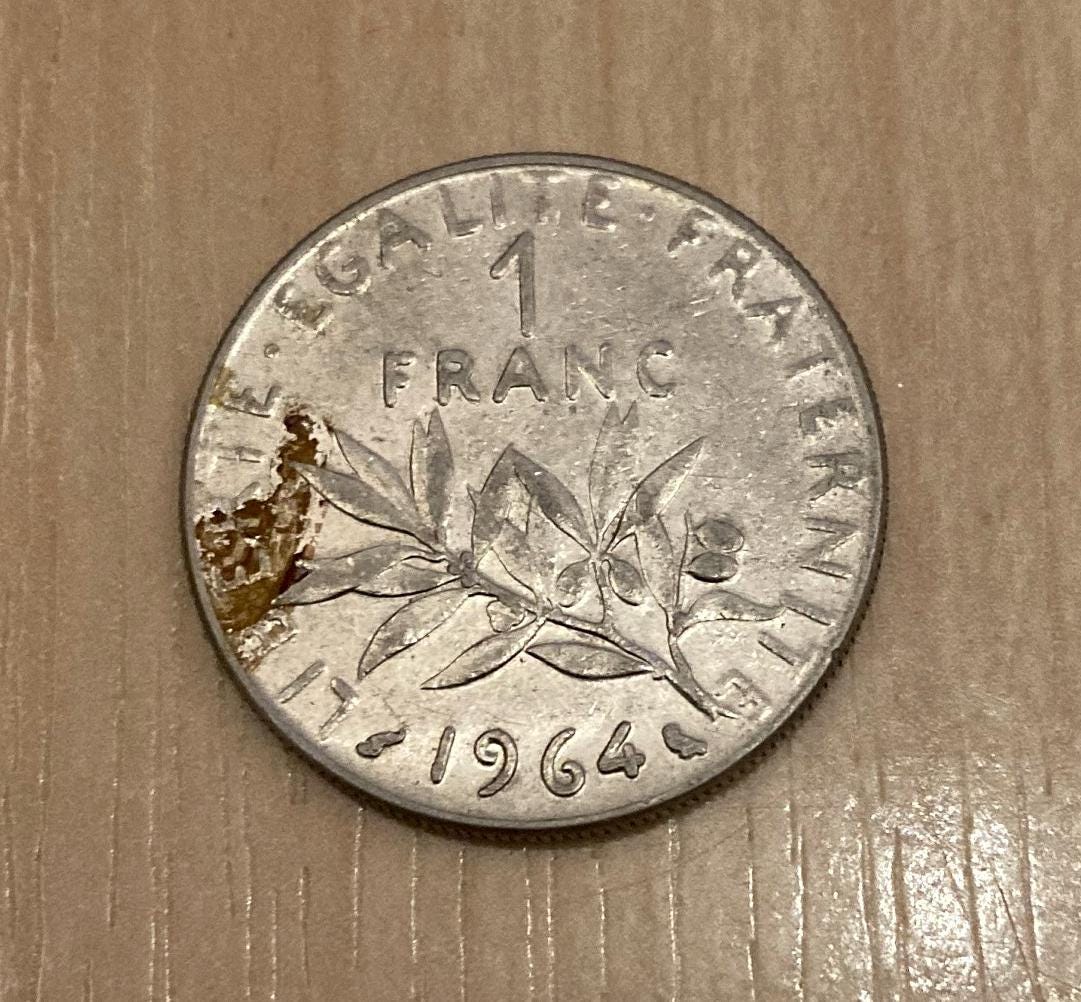 1964 1 franc - Etsy 日本 1964 1 franc - Etsy 日本