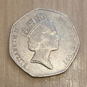 1997 50 pence - Etsy 日本