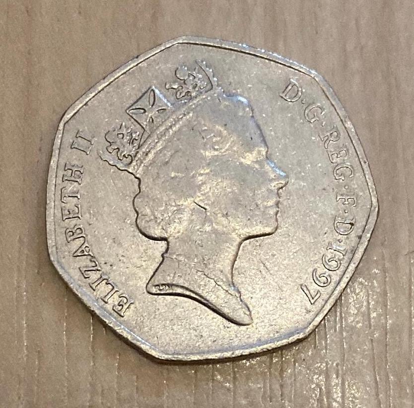 1997 50 pence - Etsy 日本