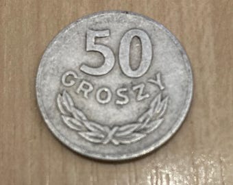 Poland 50groszy 1957 coin