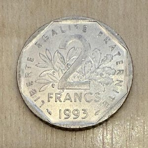 フランス 1981 年 2 フラン硬貨。 - Etsy 日本