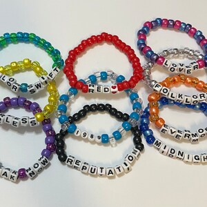 The Eras Bracelets Album 10 Pack taylor Swift Friendship Bracelets 