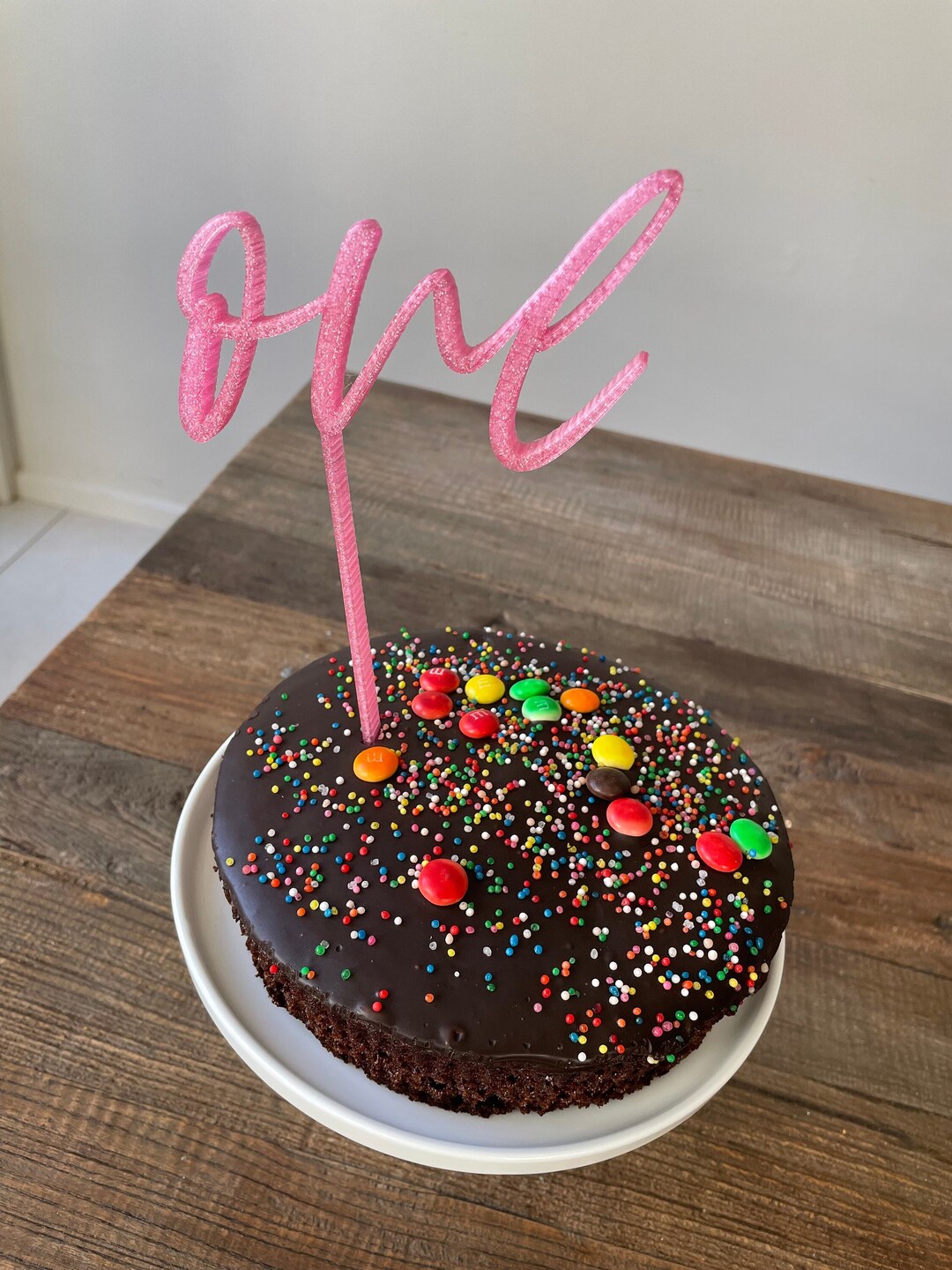 Birthday Cake Topper | Cake Topper | Custom Number Cale Topper - Etsy