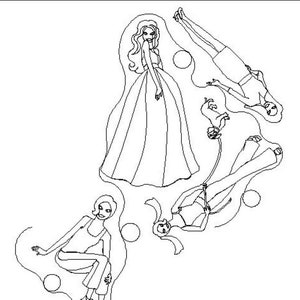 1050   Barb B doll panto