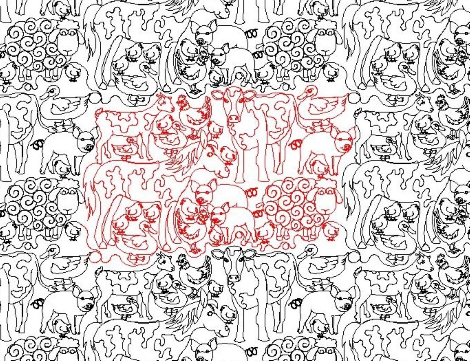 1320 Farm Animal Panto Etsy