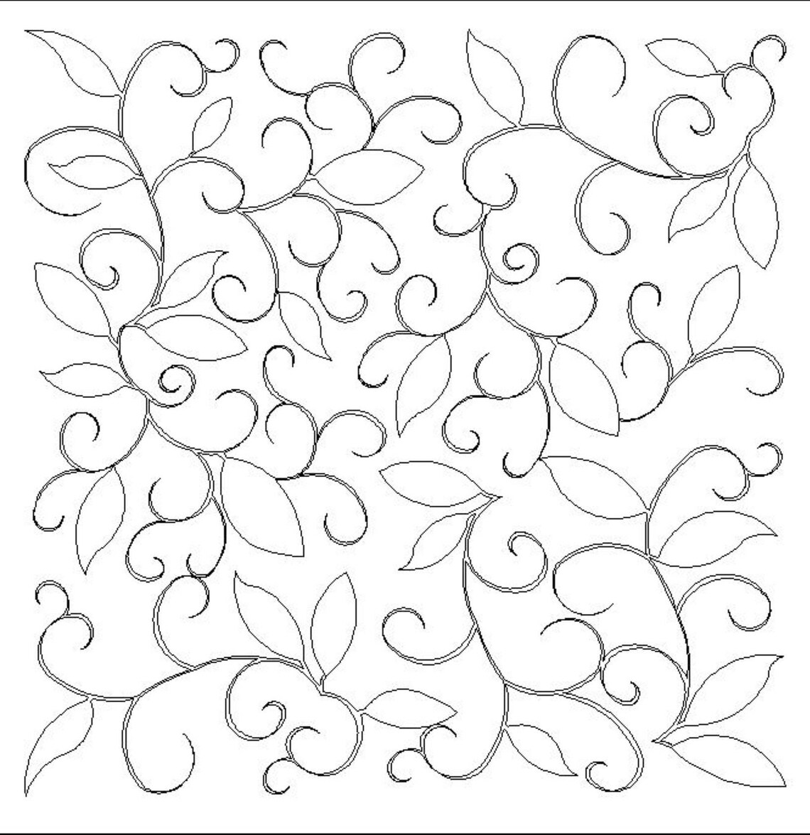 1937 Perfect Leafy Sq Block - Etsy