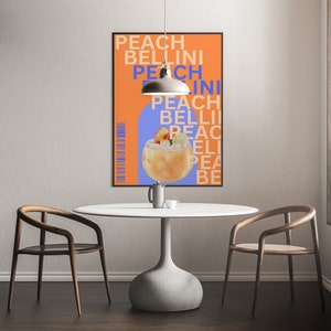 Peach Bellini Digital Print