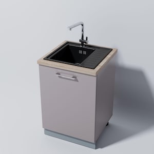 Mueble bajo lavabo - 1 puerta