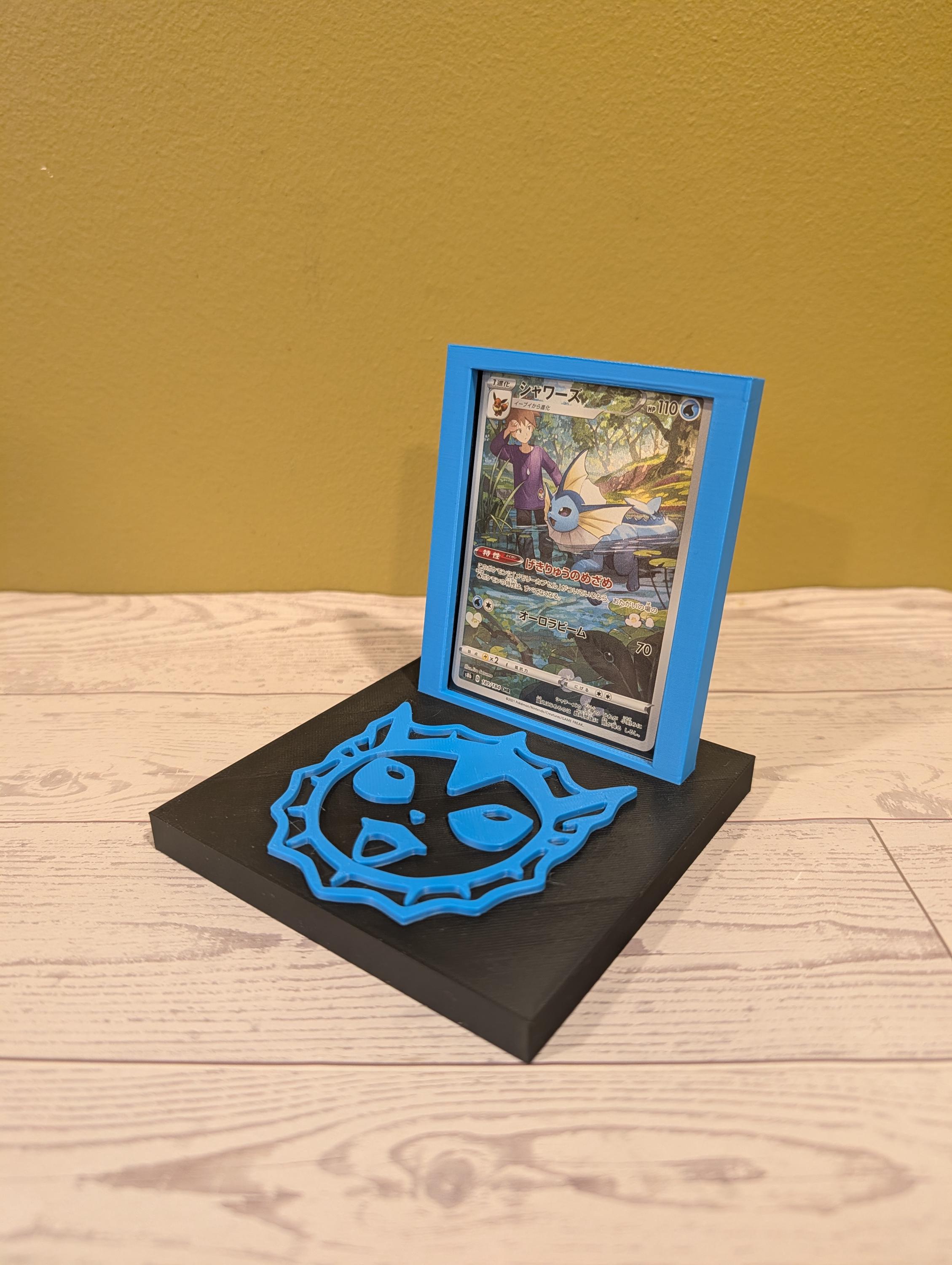 Eevee Evolution Card Display Stand | Eeveelution Card Holder | Pokémon ...