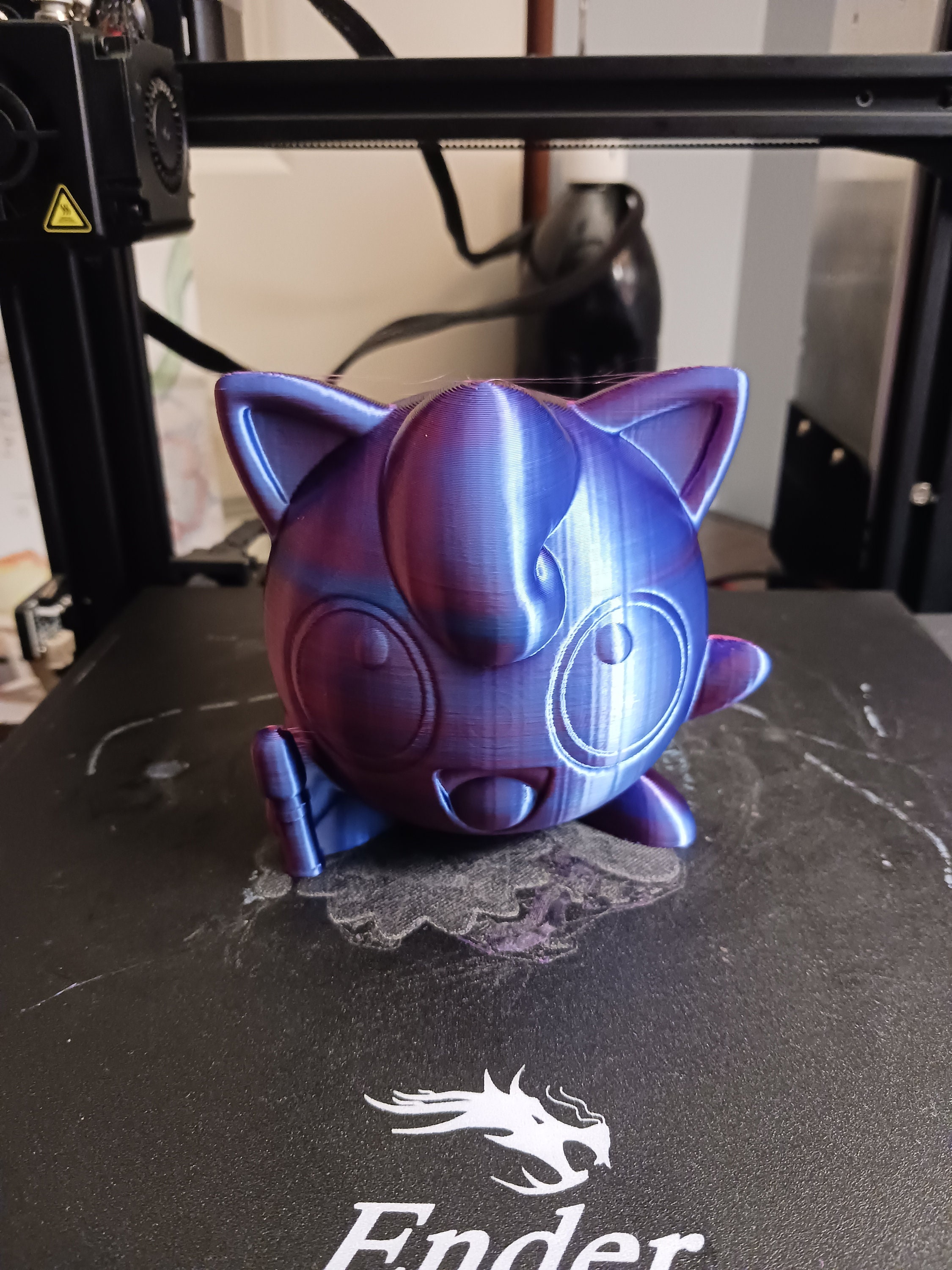 Singing Jiggly Puff Pokemon Luminous Carving - TheDrunkenGnome Airplant Co.