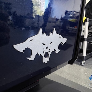 Stainless Steel Cyberbeast Emblem - All Metal