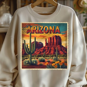 Arizona Stamp State Design, State Stamp Digital Download, United States Png Design, Distressed Vintage Design, United States Patriotic
