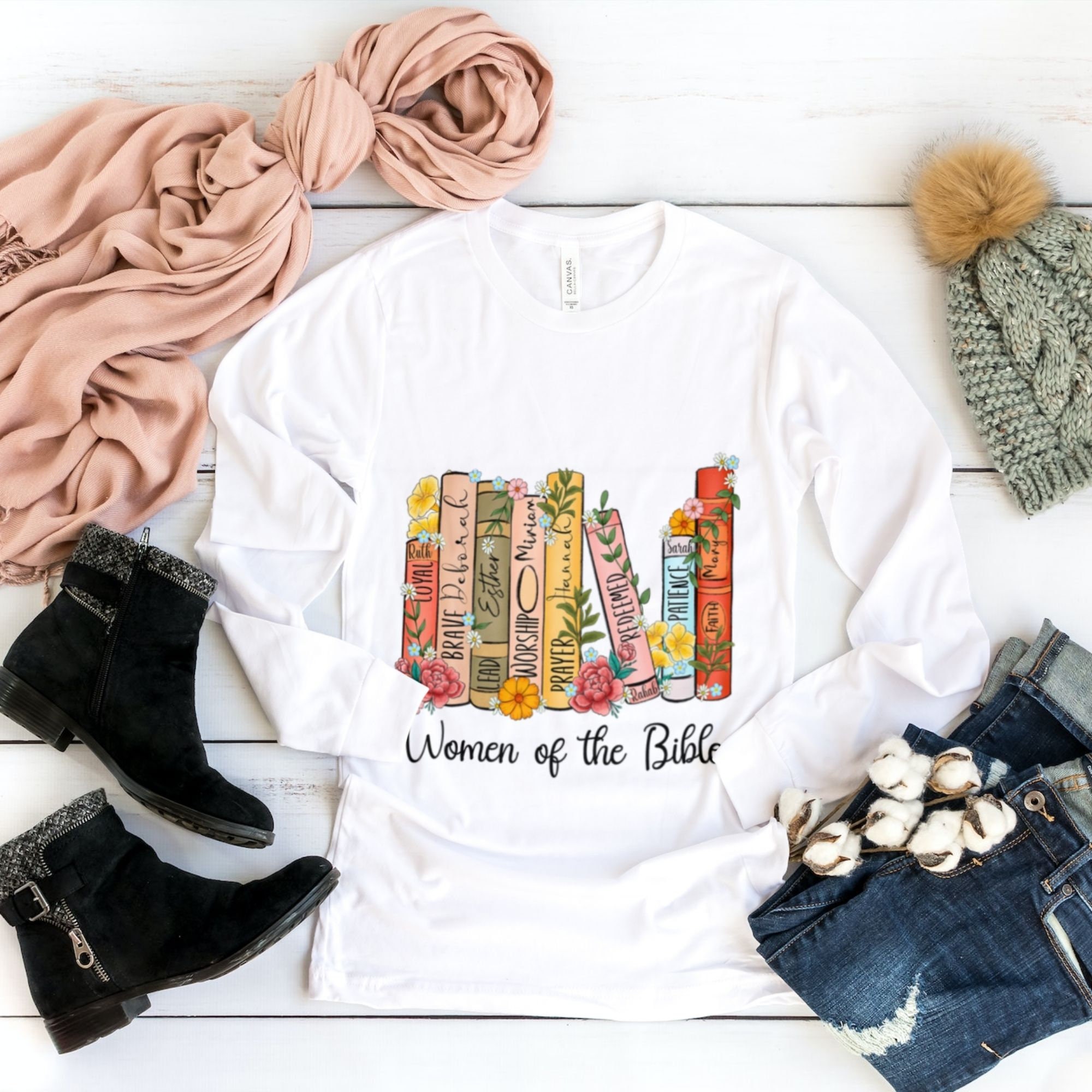 Women of the Bible Png, Retro Christian Sublimation, Faith Png Screen ...