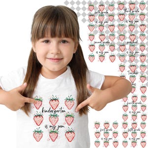 Is My Jam Png Bundle, Сoquette teacher png, Grade doodle png, Strawberry png digital download, Kindergarten 1st/2nd/3rd,  Grade doodle png