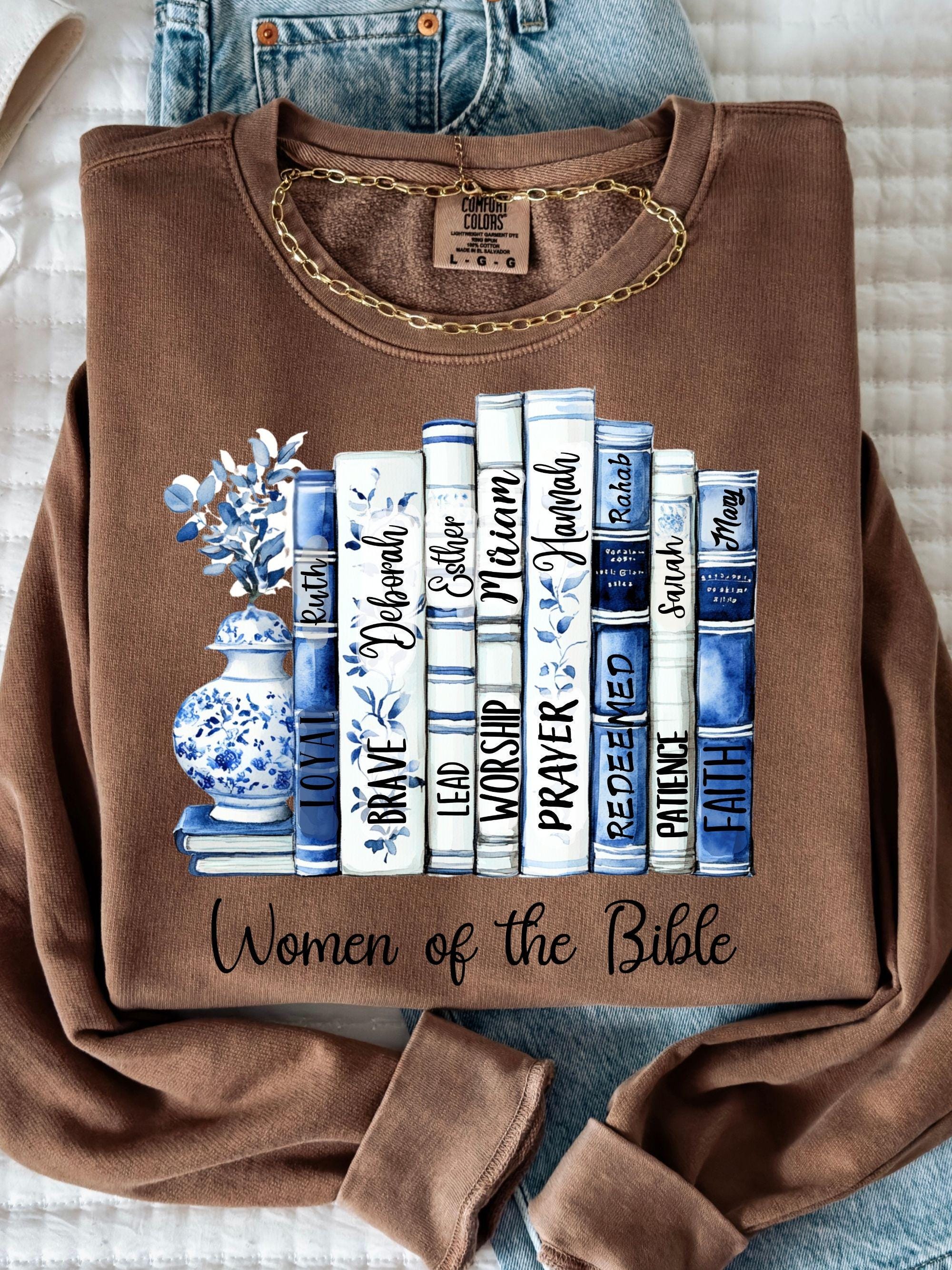 Retro Christian Women of the Bible PNG: Floral Faith Designs, Jesus Png ...
