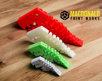 Flexi Rexi: Articulating T-Rex Fidget Toy - Stress Relief