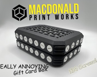 Really Annoying Puzzle Gift Card Box: Fun Frustration Gift