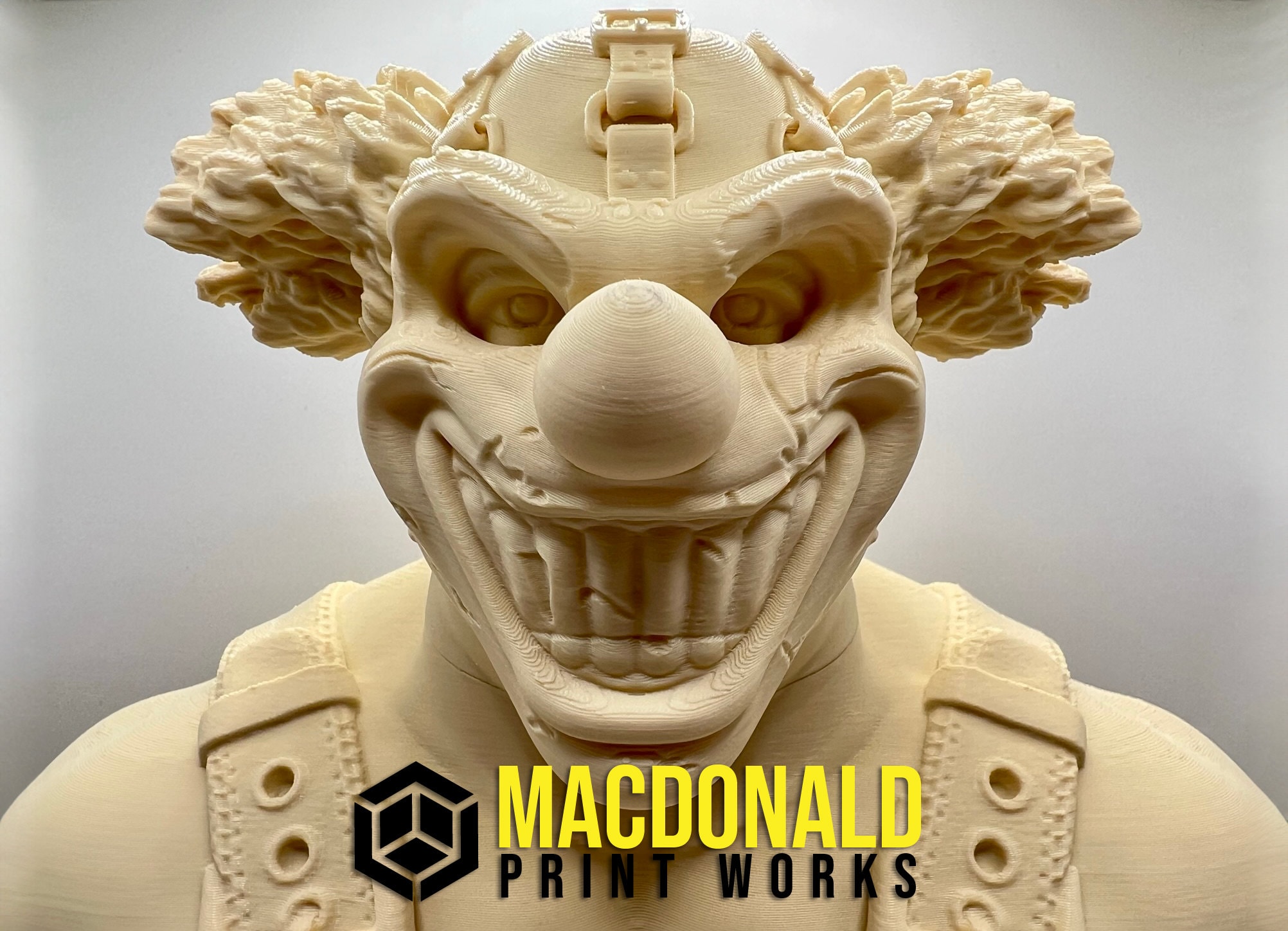 Twisted Metal Sweet Tooth Bust - Handcrafted 3D Printed Collectible - Etsy