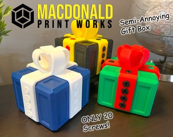 Quirky and Fun Semi-Annoying Gift Box Container - Perfect for Pranksters!