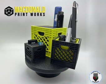MacDonald PrintWorks Mini Crate: 3D Printed Desk Organizer