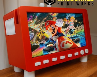 Retro Mini TV Stand Dock for Nintendo Switch 2: Tabletop Gaming