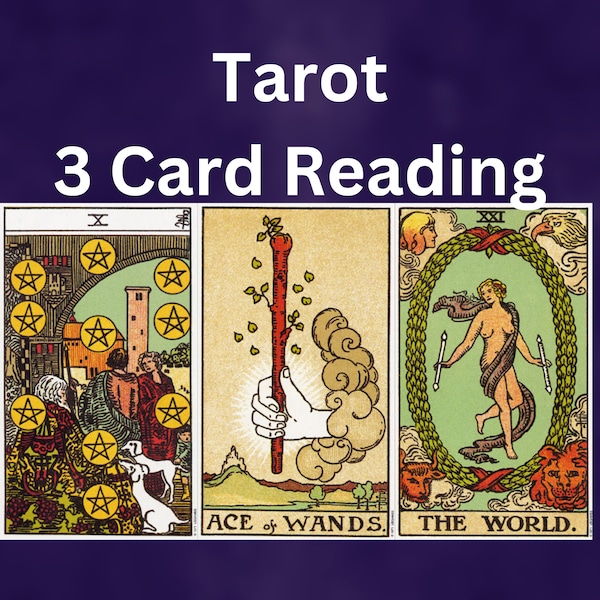 Tarot 3 Card Reading general Advice job love soulmate advice romance spiritual help soulmate oracle healing