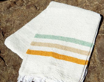 Handwoven Mexican Blanket – Sol Throw, Beach & Camping Blanket