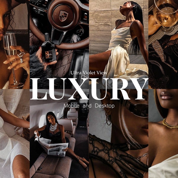 10 LUXURY Lightroom mobile & desktop Presets | Luxury Presets | Instagram Blogger Presets | Luxury Filter |