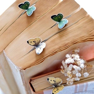 Printable bookmarks butterflies, 3D butterfly bookmark, Instant download, Print bookmark, Digital art,