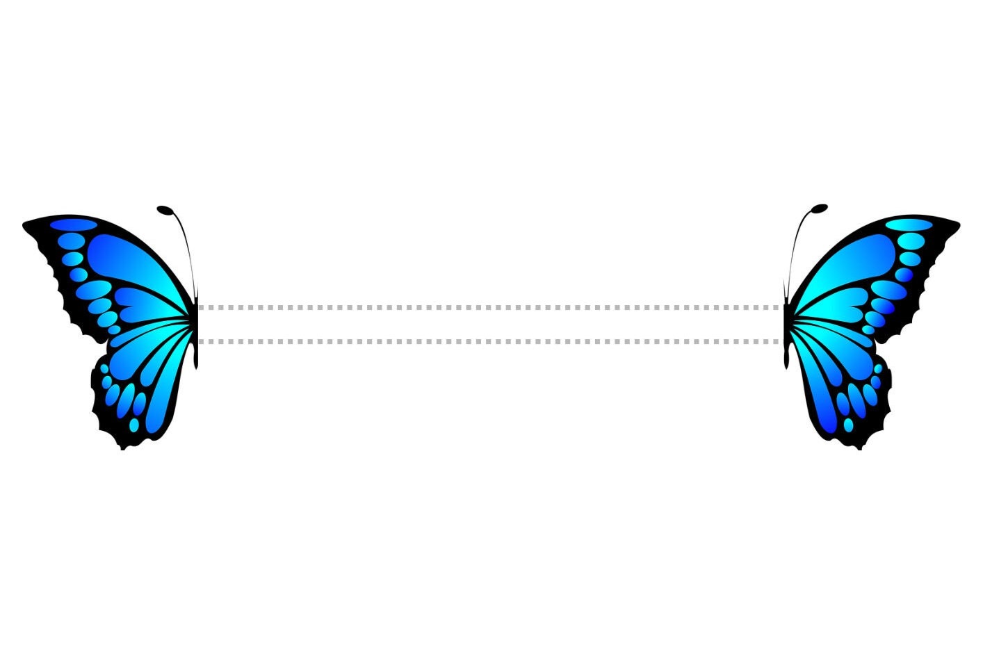 Butterfly Bookmark Template