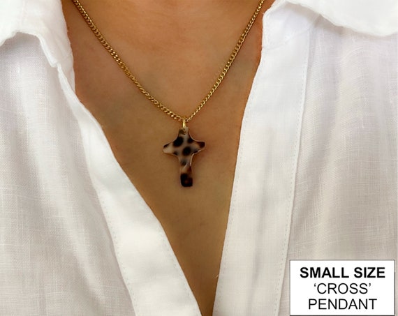 Hand-Shaped Shell CROSS Pendants Created from the… - image 9