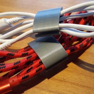 USB Cable Organizer Clip Holder - Cord Organizers - Cable Keeper - Cable Tidy Ideas - Cord Ties - Desk Organization