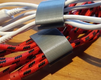 Multipack USB Cable Organizer Clips and Office Desk Cord Keeper