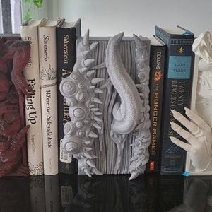 Mimic Book Nook - Fantasy Book Shelf Decor - Book Lovers Gift - Horror Bookend