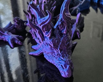 Antiker Gelenkdrache - Gelenkdrachen Flexi Spielzeug - 3D Druck Sensorisches Stress Fidget Spielzeug - Bücherregal Dekor