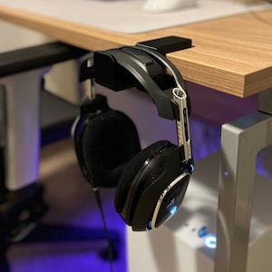 Abrazadera de montaje para soporte de auriculares para escritorio