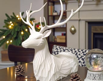 Escultura abstracta de ciervo - Estatua de ciervo