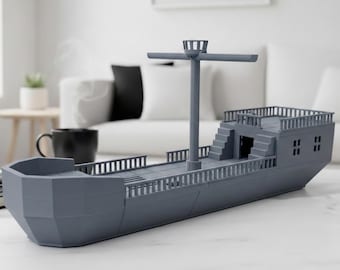 Barco en miniatura para juegos de mesa de D&D - Trasfondo y barco para juegos de rol de D&D