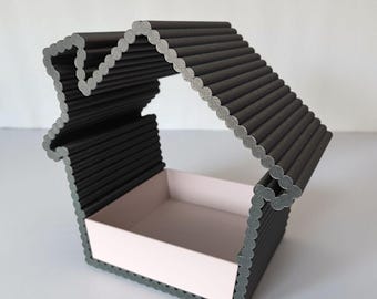 Comedero para pájaros con bandeja extraíble - Casa para pájaros de exterior/interior