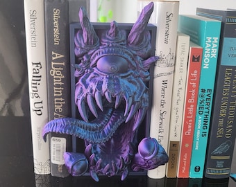 Angolo lettura e mensola per giochi di ruolo da tavolo a tema "Demon Watcher Peeking"