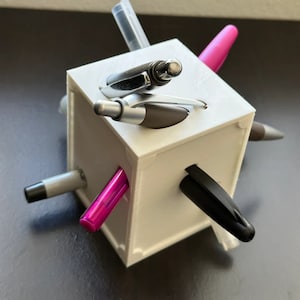 Magician&#39;s Sword Box Inspired Pen Holder, Pencil Cup, Office Storage Organizer, 3D Printed, Office Décor, Desk Accessories