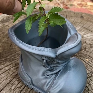 Shoe Boot Planter Outdoor / Indoor Garden Pot, Works as a Pen Holder & Desk Organizer as well!